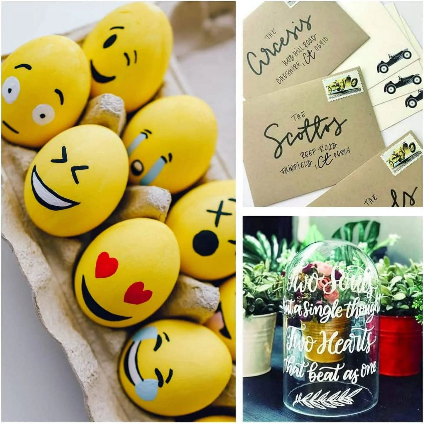 Overseas Paint Marker Permanent Markers - Oil Based, Mediuml Point, Red, 2 Count